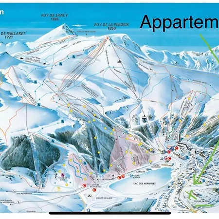 1ch-4pers Chez Aline Et Nico En Rez-de-jardin Apartmán Besse-et-Saint-Anastaise